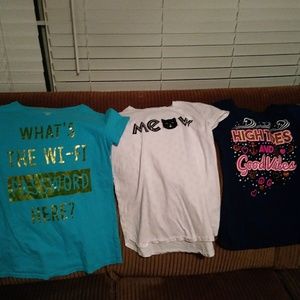Lot of 3 girls size 14 shirts
